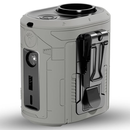 Ventilateur Portable Techsuit Z14 avec batterie externe 5000mAh, Gris