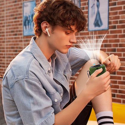 Ventilateur Portable Techsuit Z14 avec batterie externe 5000mAh, Gris