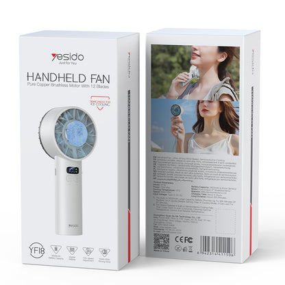 Tragbarer Ventilator Yesido YF18, Schwarz