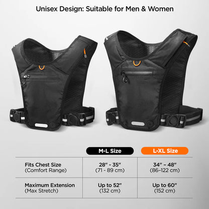 Gilet de course Spigen Dynamic Shield A720, Taille L - XL, Noir AMP11390