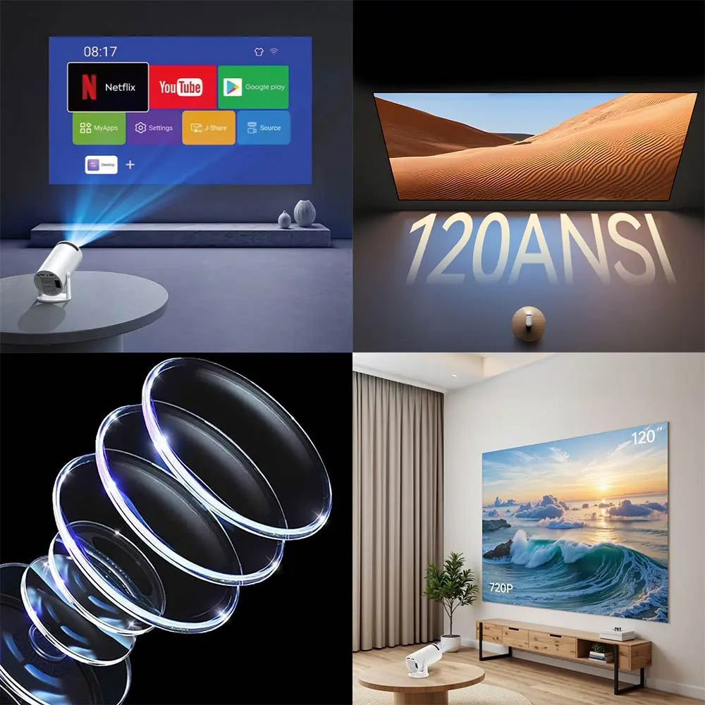 Videoprojector Yesido TV14, 720P, 120ANSI, Wit